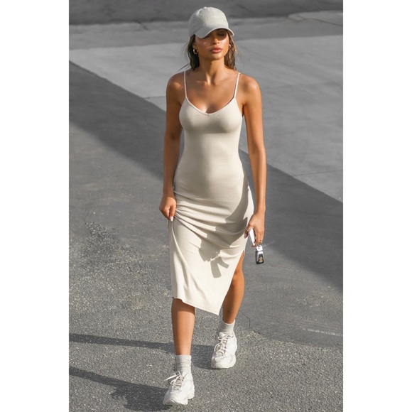 joah brown strappy slit dress Joah Brown Women's Strappy Slit Midi Dress in Black Joah Brown